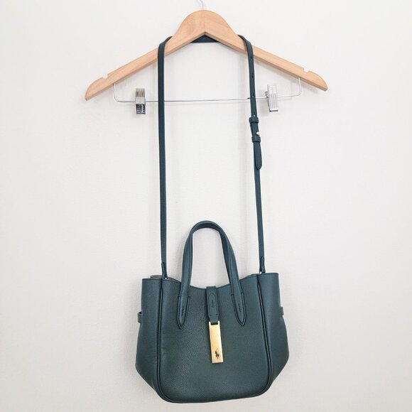 Polo Ralph Lauren Polo ID Small Tote Green - Picture 3 of 9